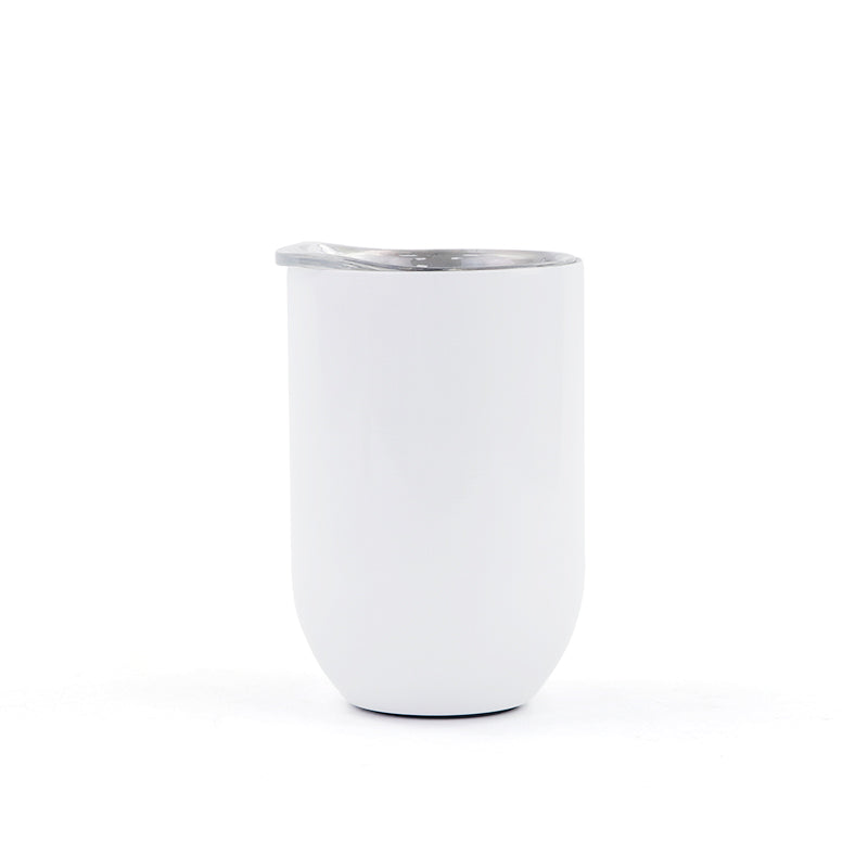 Vasos blanco ovalado