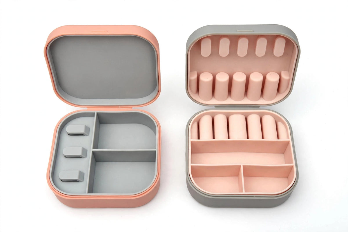Mini Joyero de Silicone Lavable | Organizador de Joyas Viaje RD | MultiCrafts