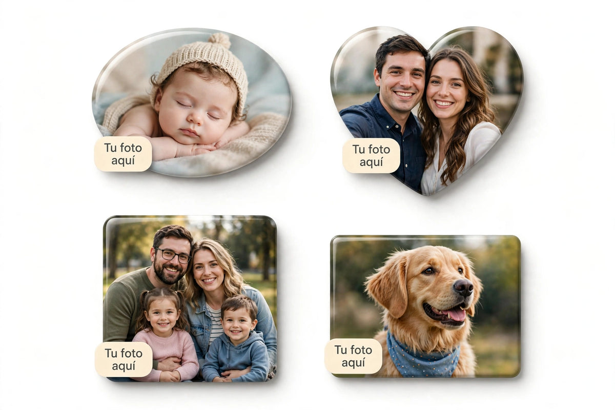 Imán Personalizado para Nevera con Foto| 8 Formas Disponibles