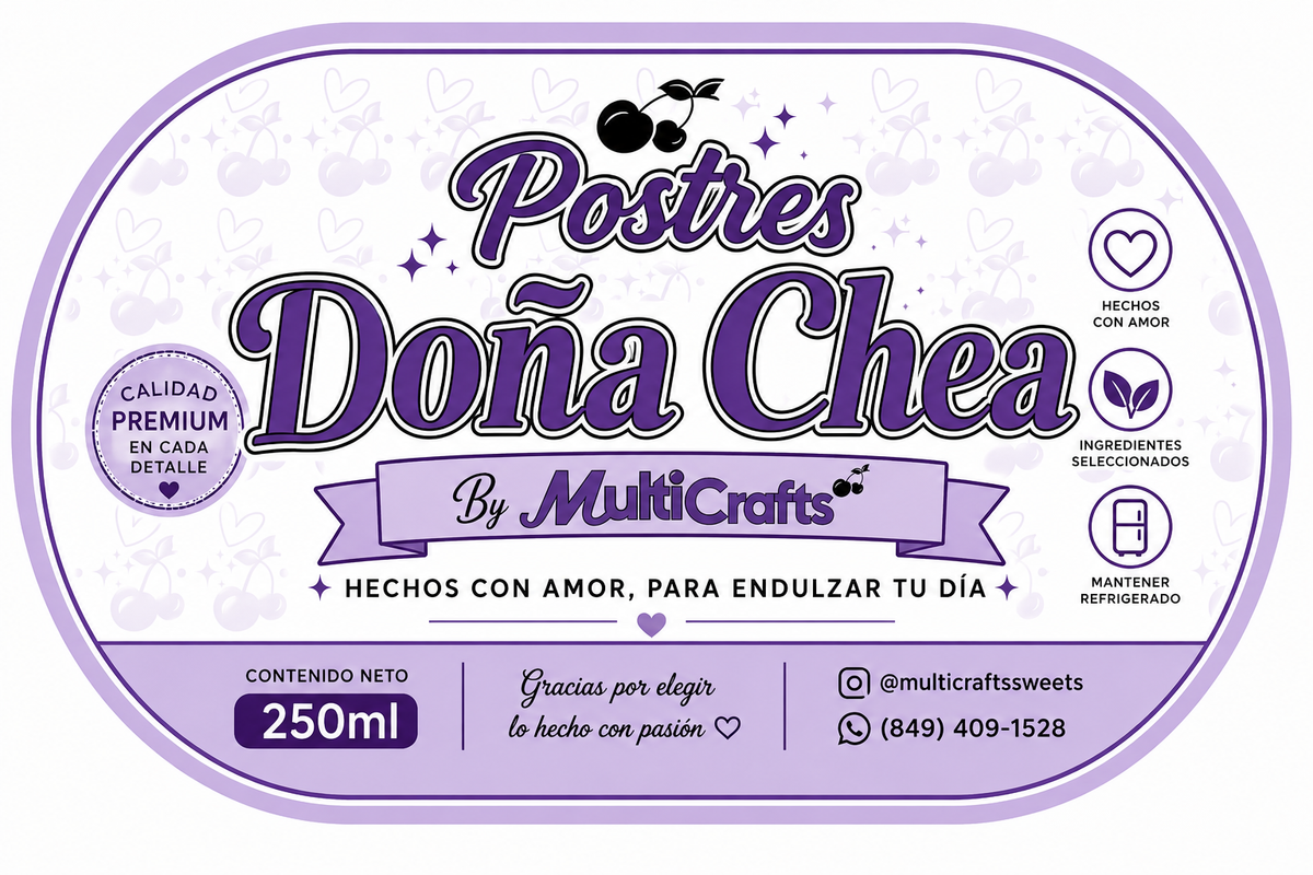 🍰 Doña Chea Sweets | Postres Artesanales