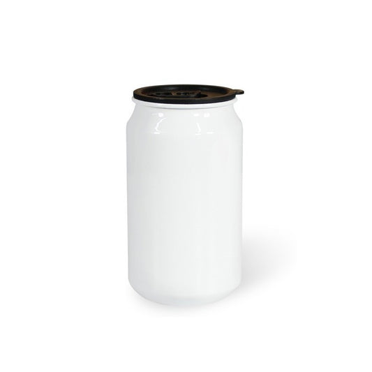 Lata de soda blanca