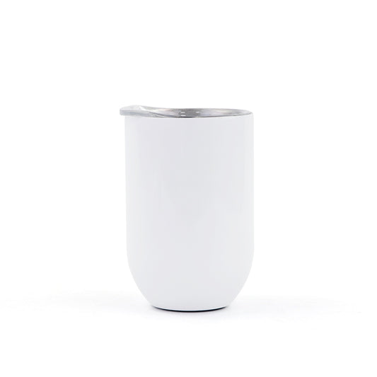 Vasos blanco ovalado