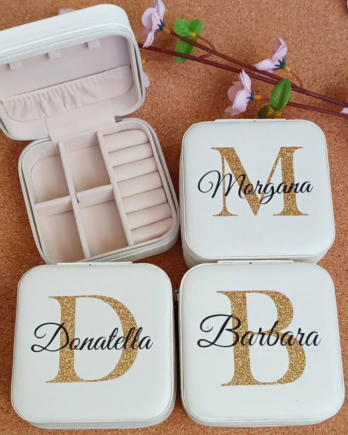 Mini Joyero Viajero Compacto - Estuche Organizador de Joyas