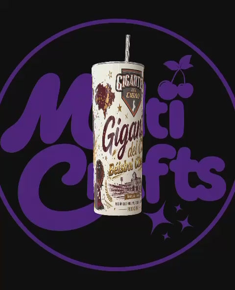 Tumbler Skinny 20oz Gigantes del Cibao - Edición Vintage | Acero Inoxidable
